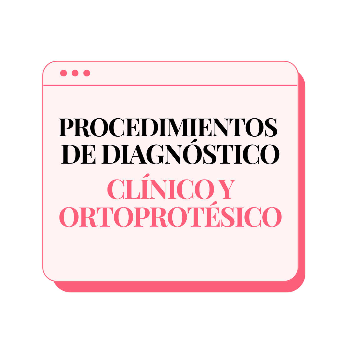 Temario de Procedimientos de Diagnóstico Clínico y Ortoprotésico para oposiciones de FP